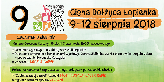 plakat z informacjami o festiwalu