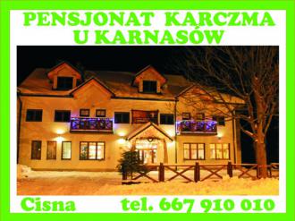 Banner reklamowy Pensjonat Karczma u Karnasów